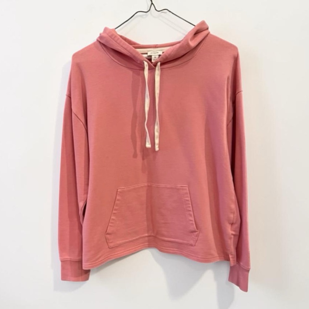 J. Crew Mauve-Pink Pullover Hoodie